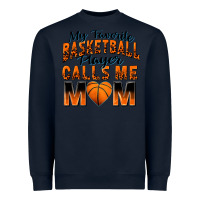Navy my favorite basketball player calls me mom Heavyweight Sweatshirt - Zillion Design Studio