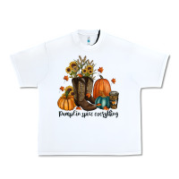 White pumpkin spice everything Urban Heavy Tee - RanaPortraitStore