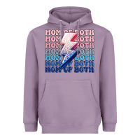 Lavender mom of both boy and girl Heavyweight Hoodie - MaliasSmallBusiness