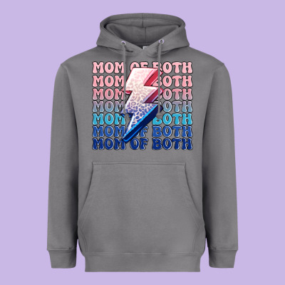 Mom Of Both Boy And Girl Heavyweight Hoodie Designed By Maliassmallbusiness