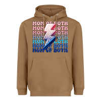Toasted Coconut mom of both boy and girl Heavyweight Hoodie - MaliasSmallBusiness