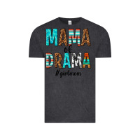 Vintage Black mama of drama girl mom Vintage Tee - texasbilliewilder