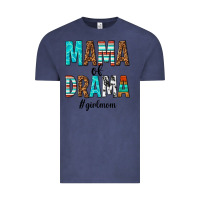 Vintage Denim mama of drama girl mom Vintage Tee - texasbilliewilder