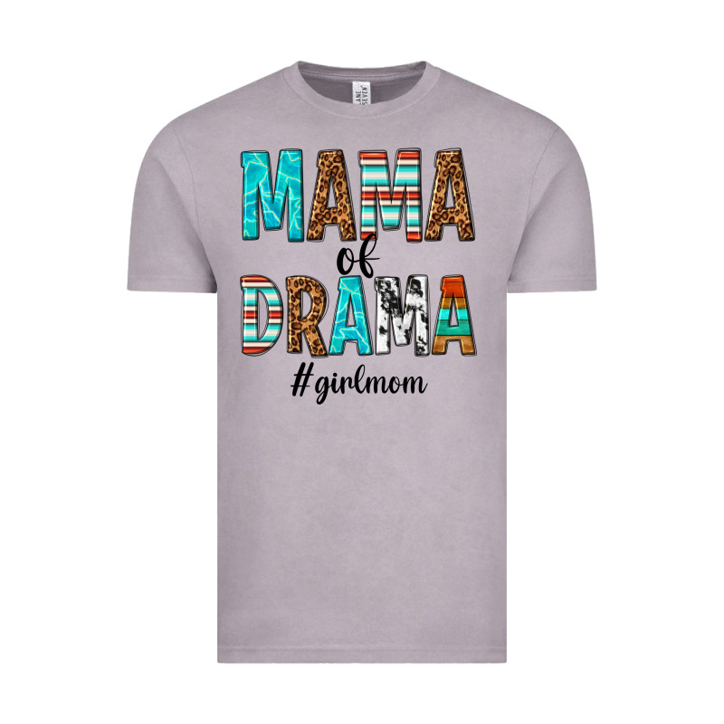 Mama Of Drama Girl Mom Vintage Tee by texasbilliewilder | Teevron