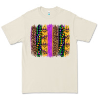 Bone mardi gras fleur de lis and beads brush stroke Premium Tee - Artiststas