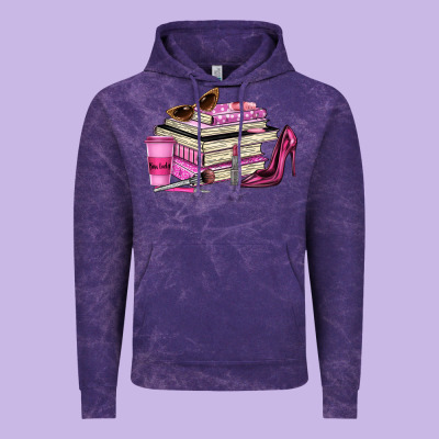 Girl Boss Lady Vintage Hoodie Designed By Texasbilliewilder