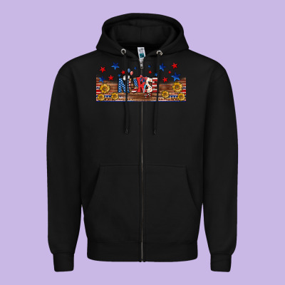 American Nurse Libbey Glass Zipper Hoodie Designed By Bundleandbundleshop
