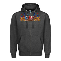 Charcoal Heather american nurse libbey glass Zipper Hoodie - BundleAndBundleShop