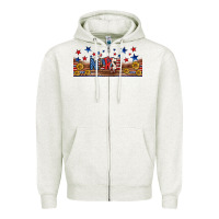 Oatmeal Heather american nurse libbey glass Zipper Hoodie - BundleAndBundleShop