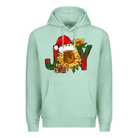 Seafoam joy christmas with sunflower bbs Premium Hoodie - BundleAndBundleShop