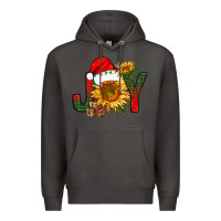 Smoke joy christmas with sunflower bbs Premium Hoodie - BundleAndBundleShop
