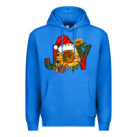 True Royal joy christmas with sunflower bbs Premium Hoodie - BundleAndBundleShop