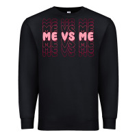 Black me vs me Premium Sweatshirt - MaliasSmallBusiness