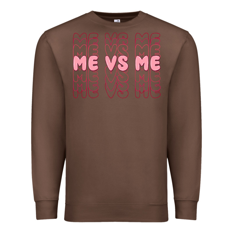 Me Vs Me Premium Sweatshirt by MaliasSmallBusiness | Teevron