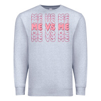 Heather Grey me vs me Premium Sweatshirt - MaliasSmallBusiness