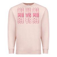 Pale Pink me vs me Premium Sweatshirt - MaliasSmallBusiness