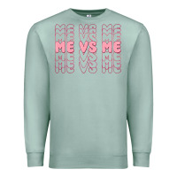 Seafoam me vs me Premium Sweatshirt - MaliasSmallBusiness