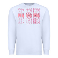 White me vs me Premium Sweatshirt - MaliasSmallBusiness