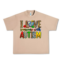 Burro i love someone with autism Urban Heavy Tee - Zillion Design Studio