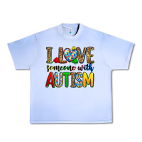 Grape Ice i love someone with autism Urban Heavy Tee - Zillion Design Studio
