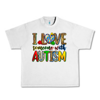 Lunar Rock i love someone with autism Urban Heavy Tee - Zillion Design Studio