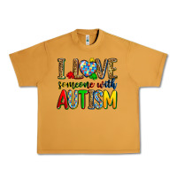 Peanut Butter i love someone with autism Urban Heavy Tee - Zillion Design Studio