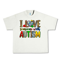 Pistachio i love someone with autism Urban Heavy Tee - Zillion Design Studio