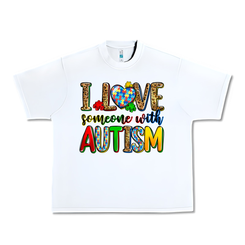I Love Someone With Autism Urban Heavy Tee by Zillion Design Studio | Teevron