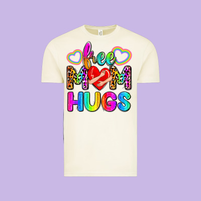 Free Mom Hugs Vintage Tee Designed By Zillion Design Studio