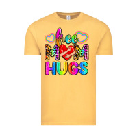 Vintage Mustard free mom hugs Vintage Tee - Zillion Design Studio