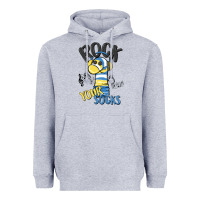 Heather Grey rock your Heavyweight Hoodie - MaliasSmallBusiness