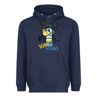 Navy rock your Heavyweight Hoodie - MaliasSmallBusiness