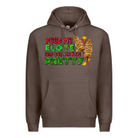 Coffee feed me elote and tell me i am pretty Premium Hoodie - AdoDesignShop