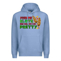 Colony Blue feed me elote and tell me i am pretty Premium Hoodie - AdoDesignShop