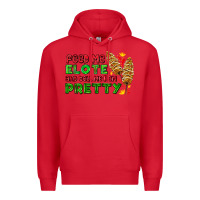 Red feed me elote and tell me i am pretty Premium Hoodie - AdoDesignShop