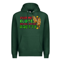 Sports Green feed me elote and tell me i am pretty Premium Hoodie - AdoDesignShop