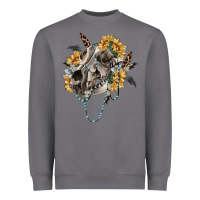 Storm Boho wolf skull Heavyweight Sweatshirt - RanaPortraitStore