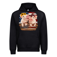 Black Cute Couple American Pigs Urban Hoodie - Bettercallsaul