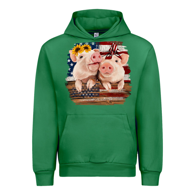 Cute Couple American Pigs Urban Hoodie by Bettercallsaul | Teevron