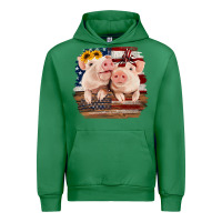 Emerald Cute Couple American Pigs Urban Hoodie - Bettercallsaul