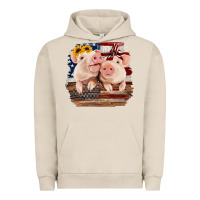 Pigment French Oak Cute Couple American Pigs Urban Hoodie - Bettercallsaul