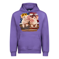 Tulip Cute Couple American Pigs Urban Hoodie - Bettercallsaul
