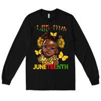 Black little miss juneteenth Long Sleeve Tee - HRA Design Shop