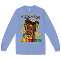 Colony Blue little miss juneteenth Long Sleeve Tee - HRA Design Shop