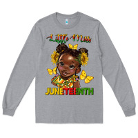 Heather Grey little miss juneteenth Long Sleeve Tee - HRA Design Shop
