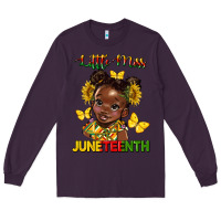 Plum little miss juneteenth Long Sleeve Tee - HRA Design Shop