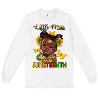 White little miss juneteenth Long Sleeve Tee - HRA Design Shop