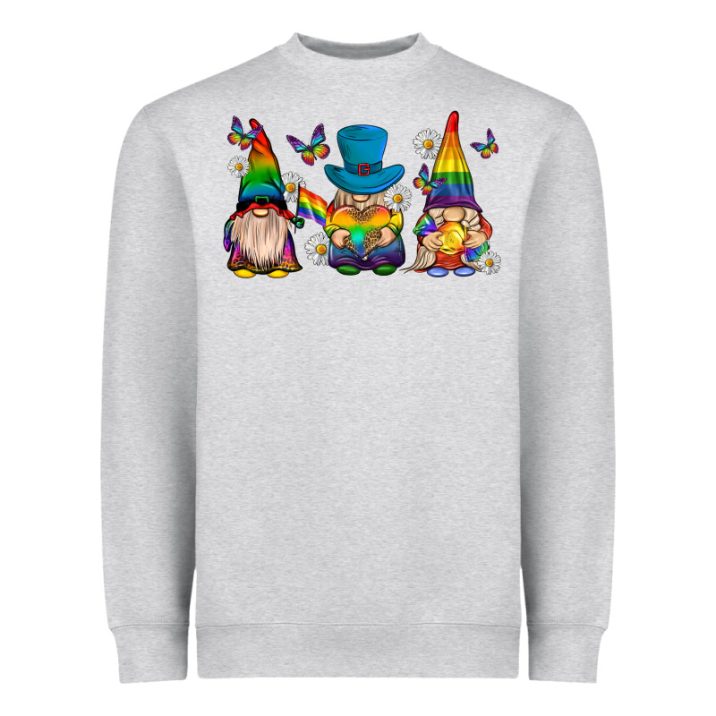 Pride Gnomies Heavyweight Sweatshirt by texasbilliewilder | Teevron