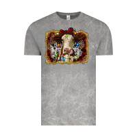 Cloud Rock heifer cow christmas western background Vintage Tee - RanaPortraitStore