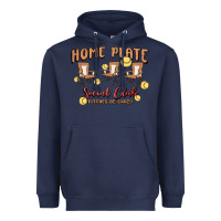 Navy glitter softball Heavyweight Hoodie - MaliasSmallBusiness